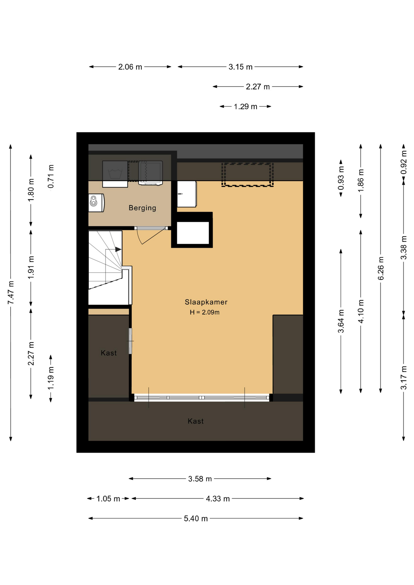 Boeier 02 1 - 8242 CD - lelystad-plattegrond-3